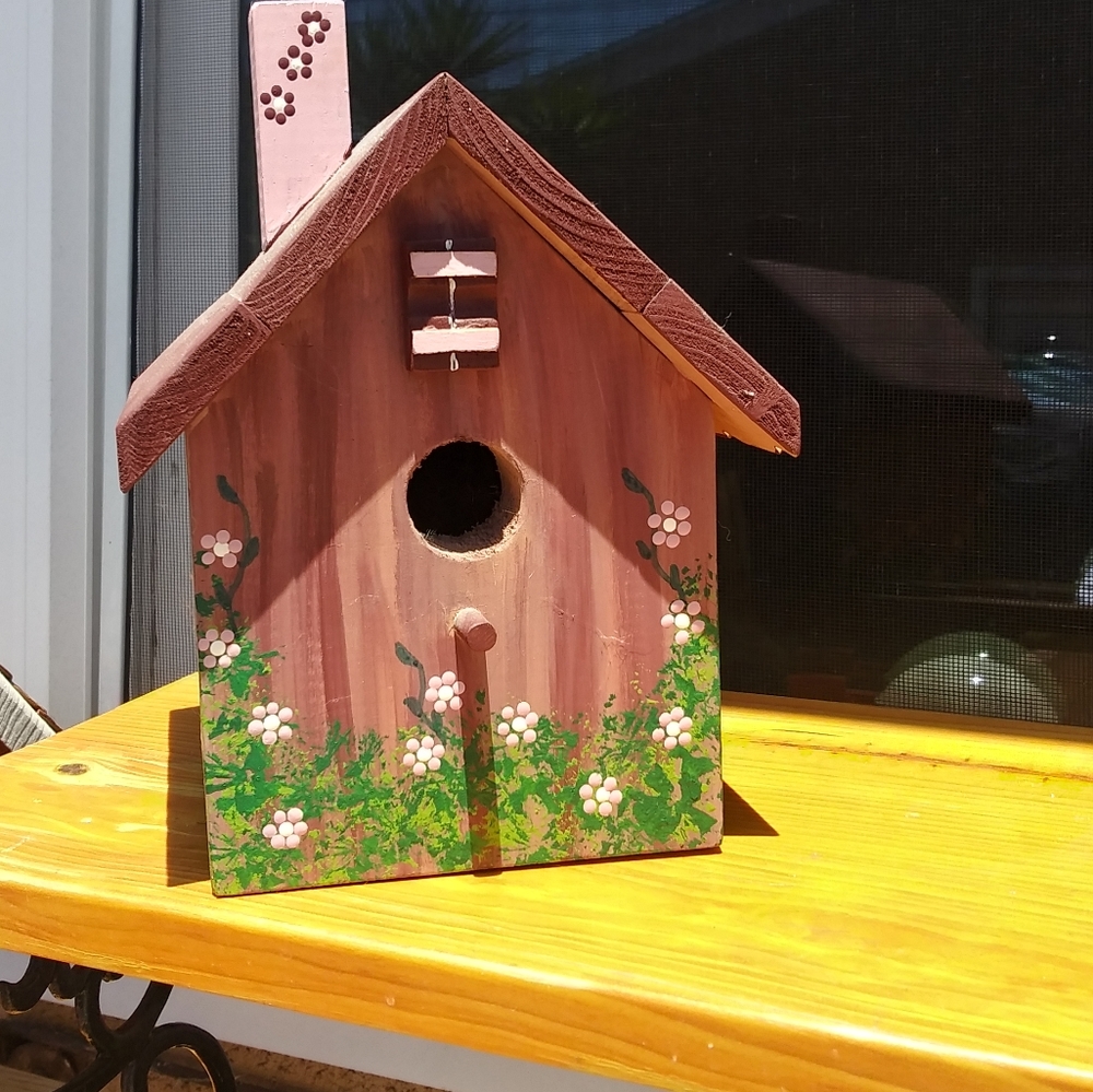 Hand Painted Decoratve Birdhouse